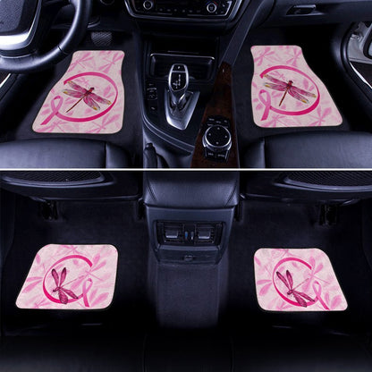 Dragonfly Car Floor Mats Custom Breast Cancer Car Accessories