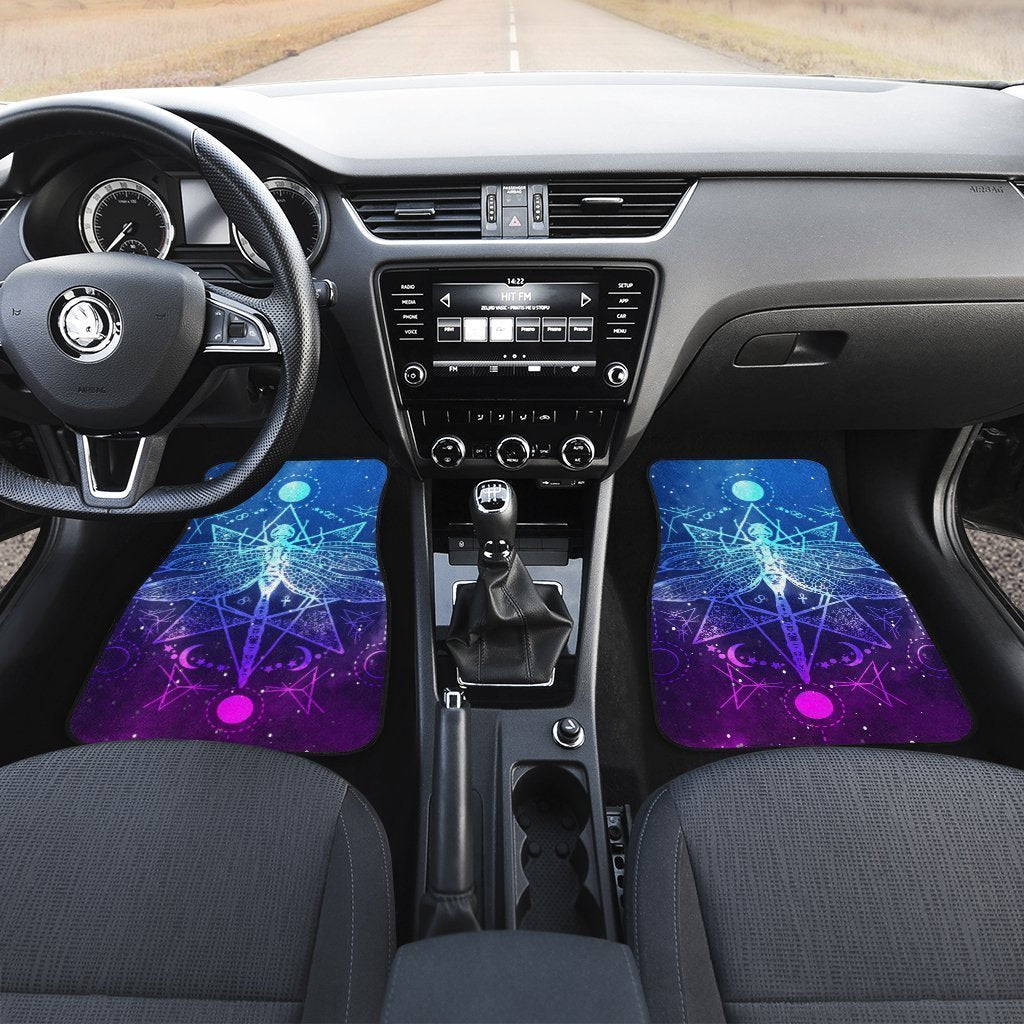 Dragonfly Car Floor Mats Custom Gift Idea Car Accessories