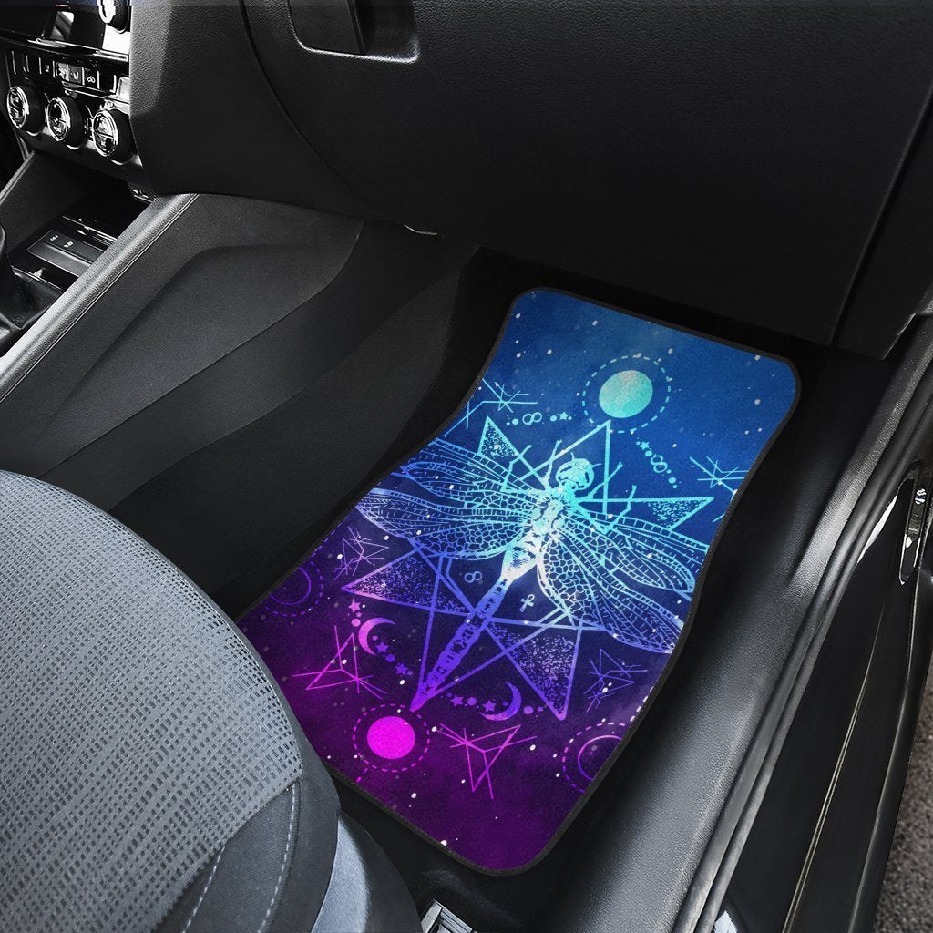 Dragonfly Car Floor Mats Custom Gift Idea Car Accessories