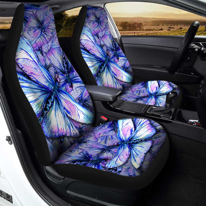Dragonfly Car Seat Covers Custom Cool Car Accessories Gift Idea