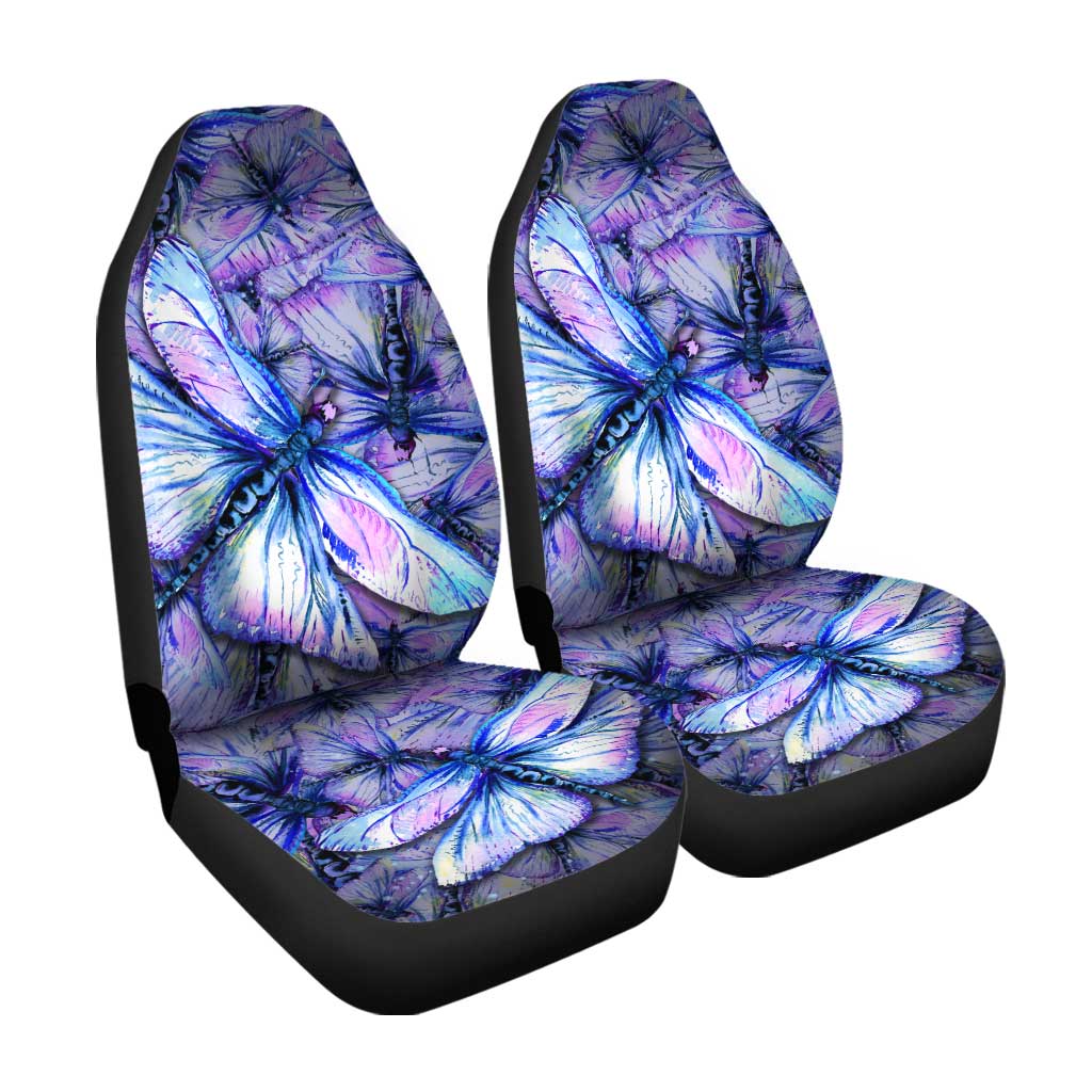 Dragonfly Car Seat Covers Custom Cool Car Accessories Gift Idea