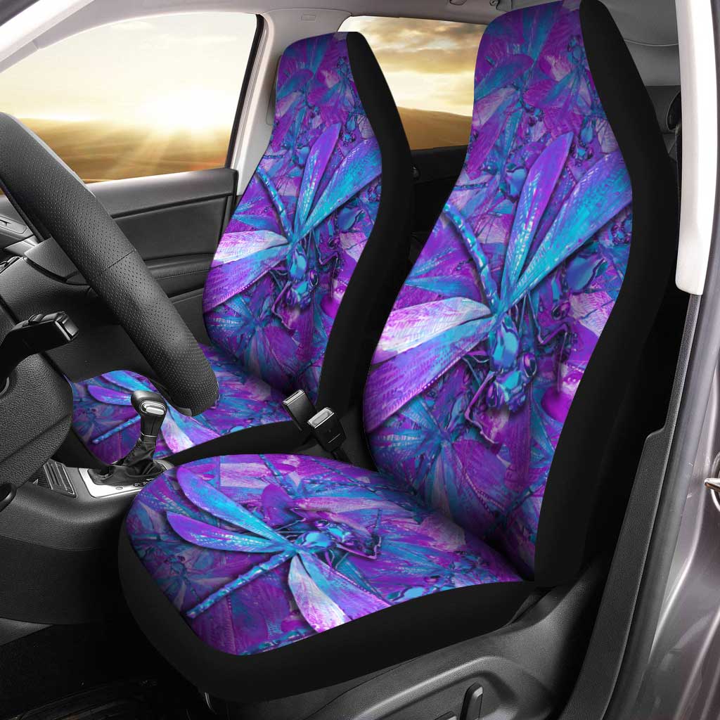 Dragonfly Car Seat Covers Custom Dragonfly Car Accessories Gift Idea