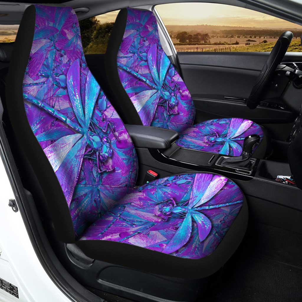 Dragonfly Car Seat Covers Custom Dragonfly Car Accessories Gift Idea
