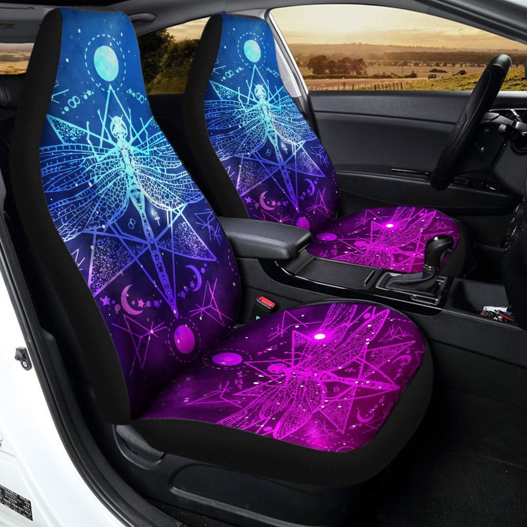 Dragonfly Car Seat Covers Custom Gift Idea