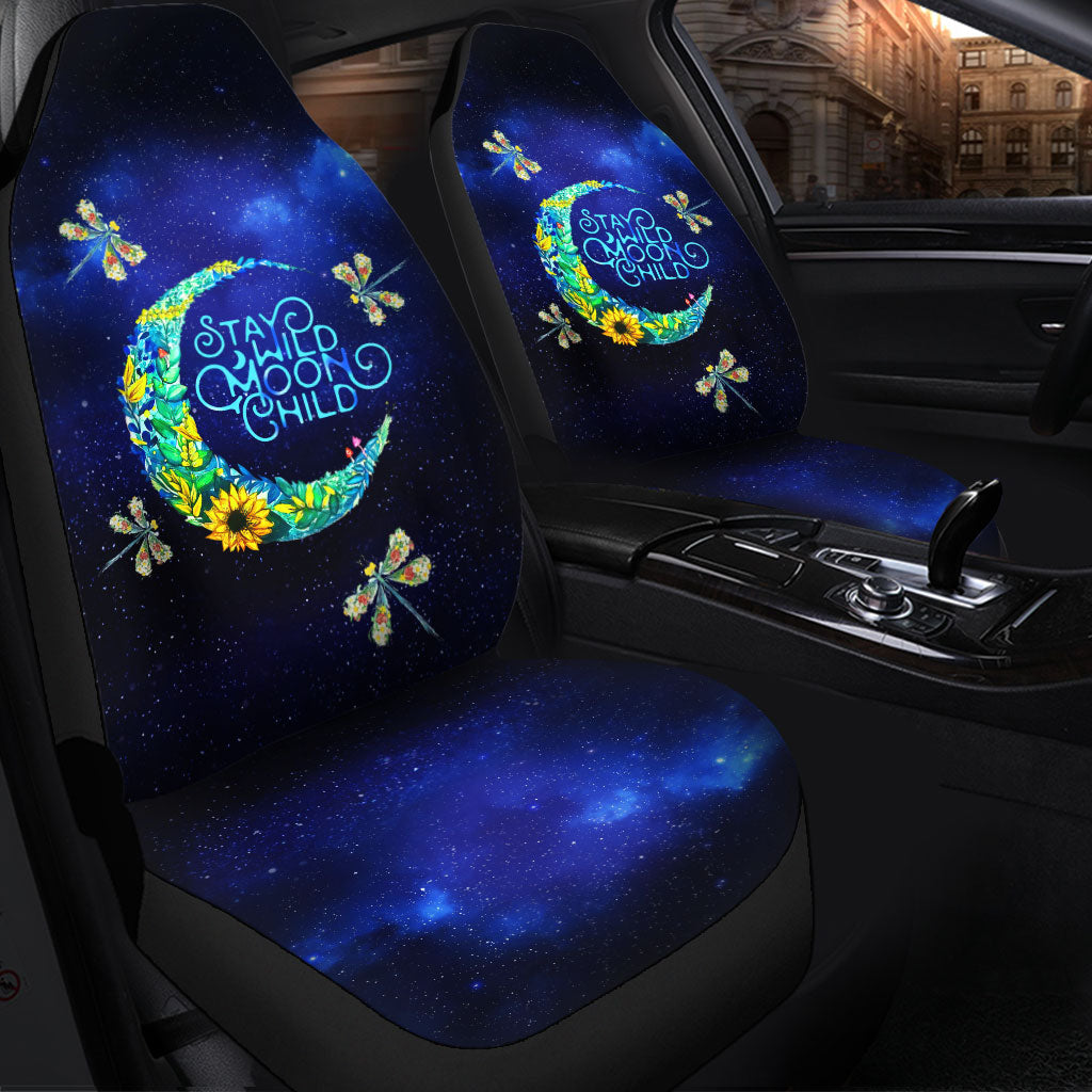 Dragonfly Galaxy Stay Wild Moon Child Car Seat Covers