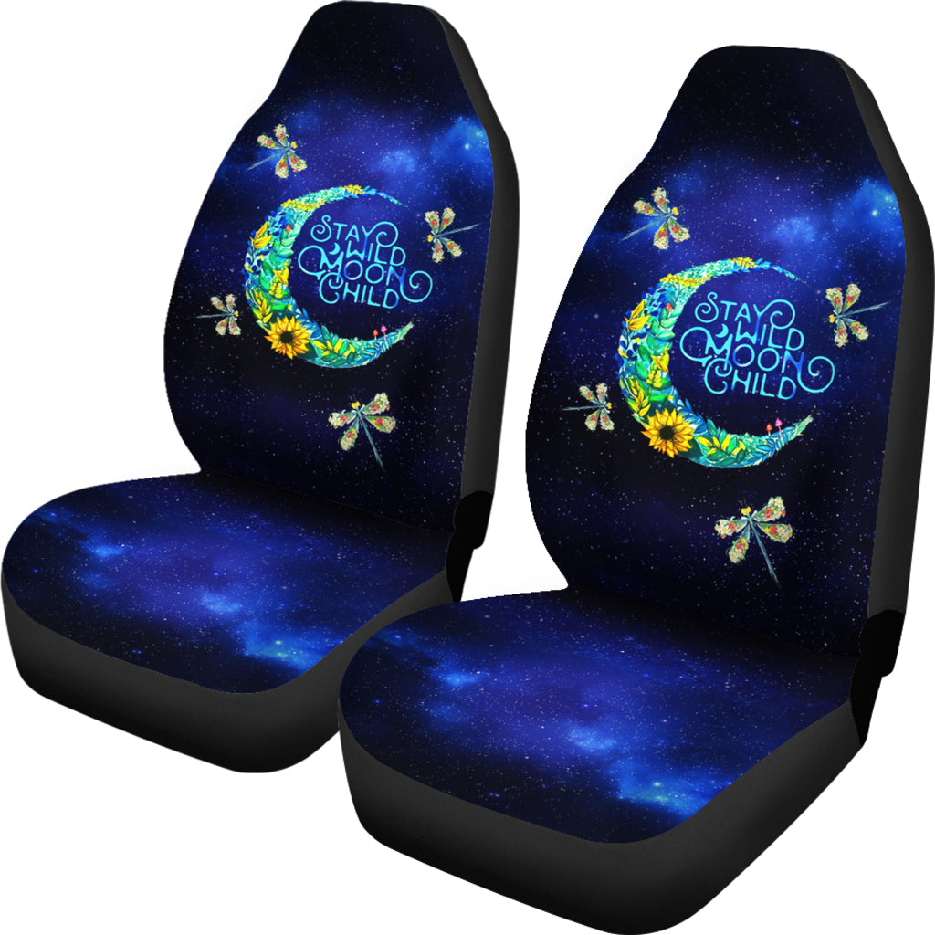 Dragonfly Galaxy Stay Wild Moon Child Car Seat Covers