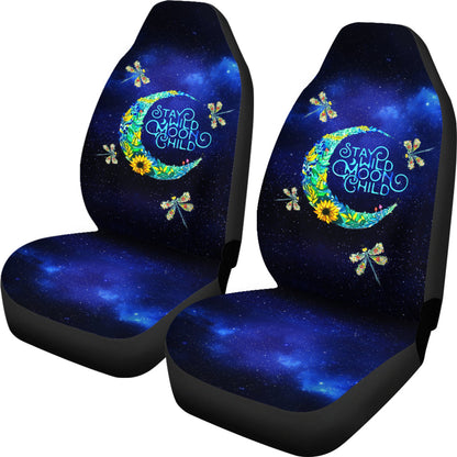 Dragonfly Galaxy Stay Wild Moon Child Car Seat Covers