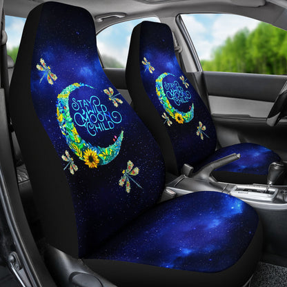 Dragonfly Galaxy Stay Wild Moon Child Car Seat Covers