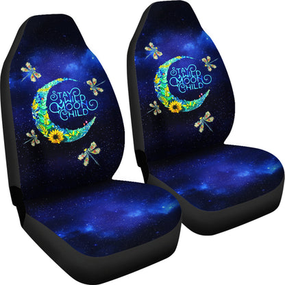 Dragonfly Galaxy Stay Wild Moon Child Car Seat Covers