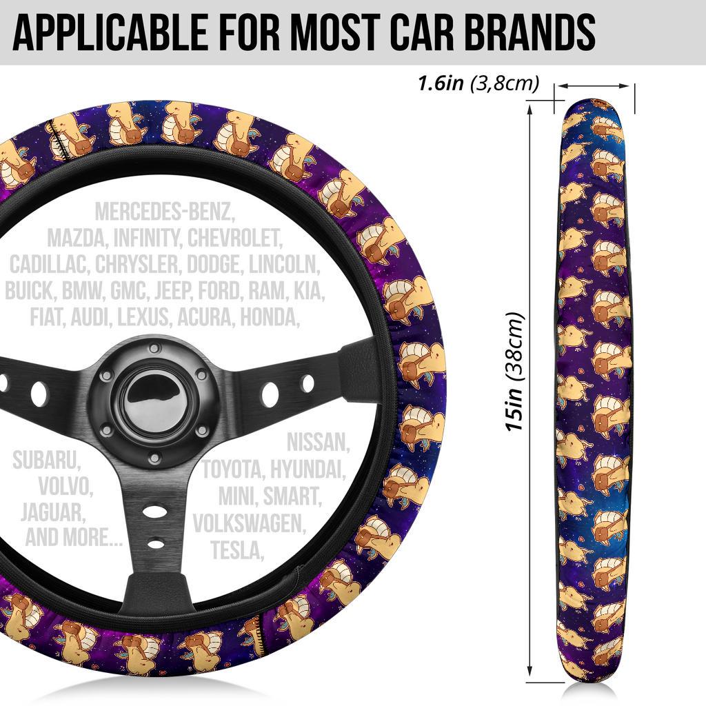 Dragonite Anime Custom Car Steering Wheel Cover