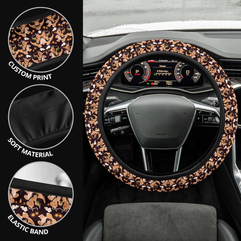 Dragonite Car Steering Wheel Cover 1