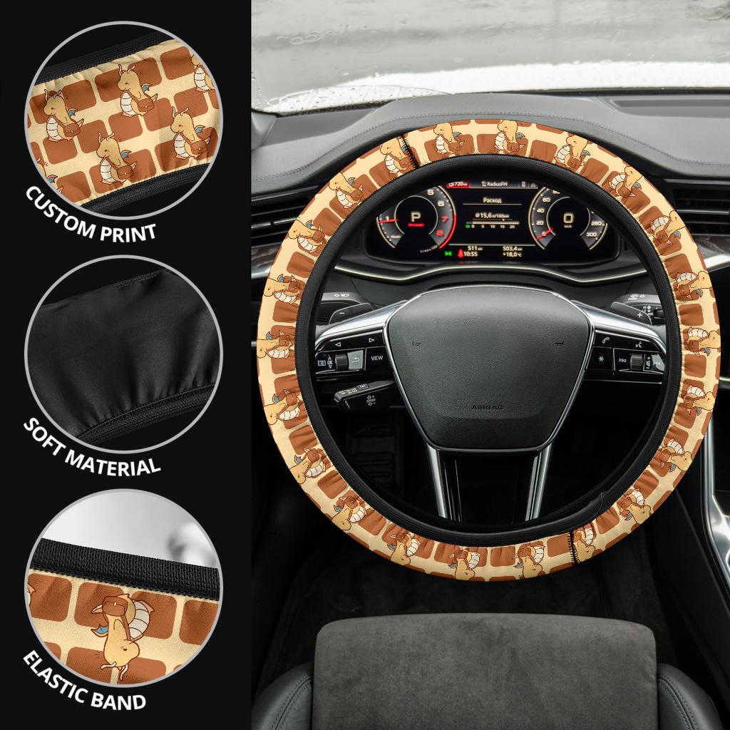 Dragonite Cute Steering Wheel Cover