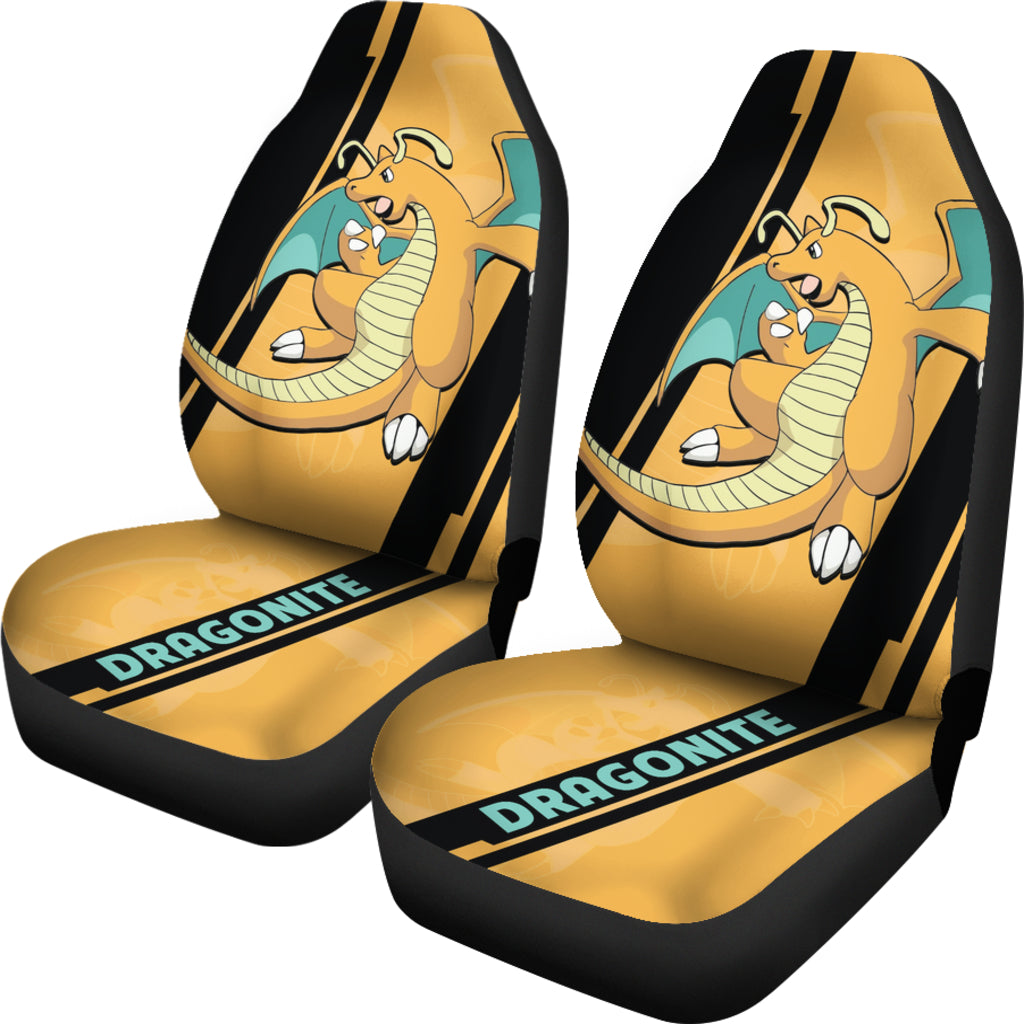 Dragonite Pokemon Car Seat Covers Style Custom For Fans Ci230116-08