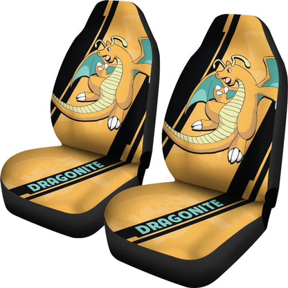 Dragonite Pokemon Car Seat Covers Style Custom For Fans Ci230116-08