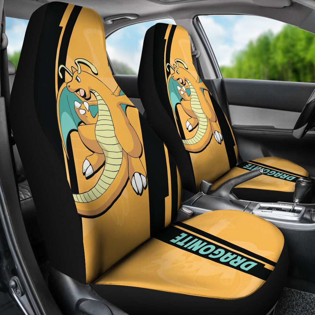 Dragonite Pokemon Car Seat Covers Style Custom For Fans Ci230116-08
