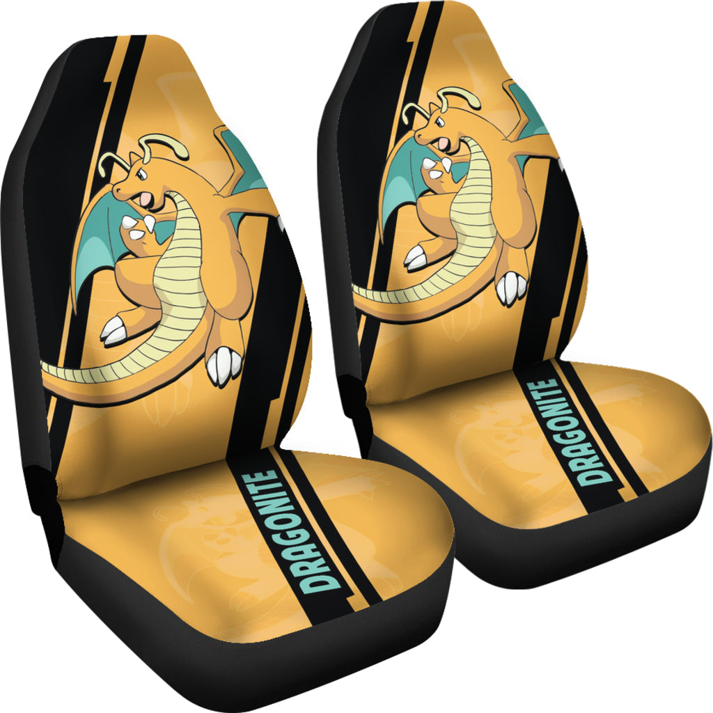 Dragonite Pokemon Car Seat Covers Style Custom For Fans Ci230116-08