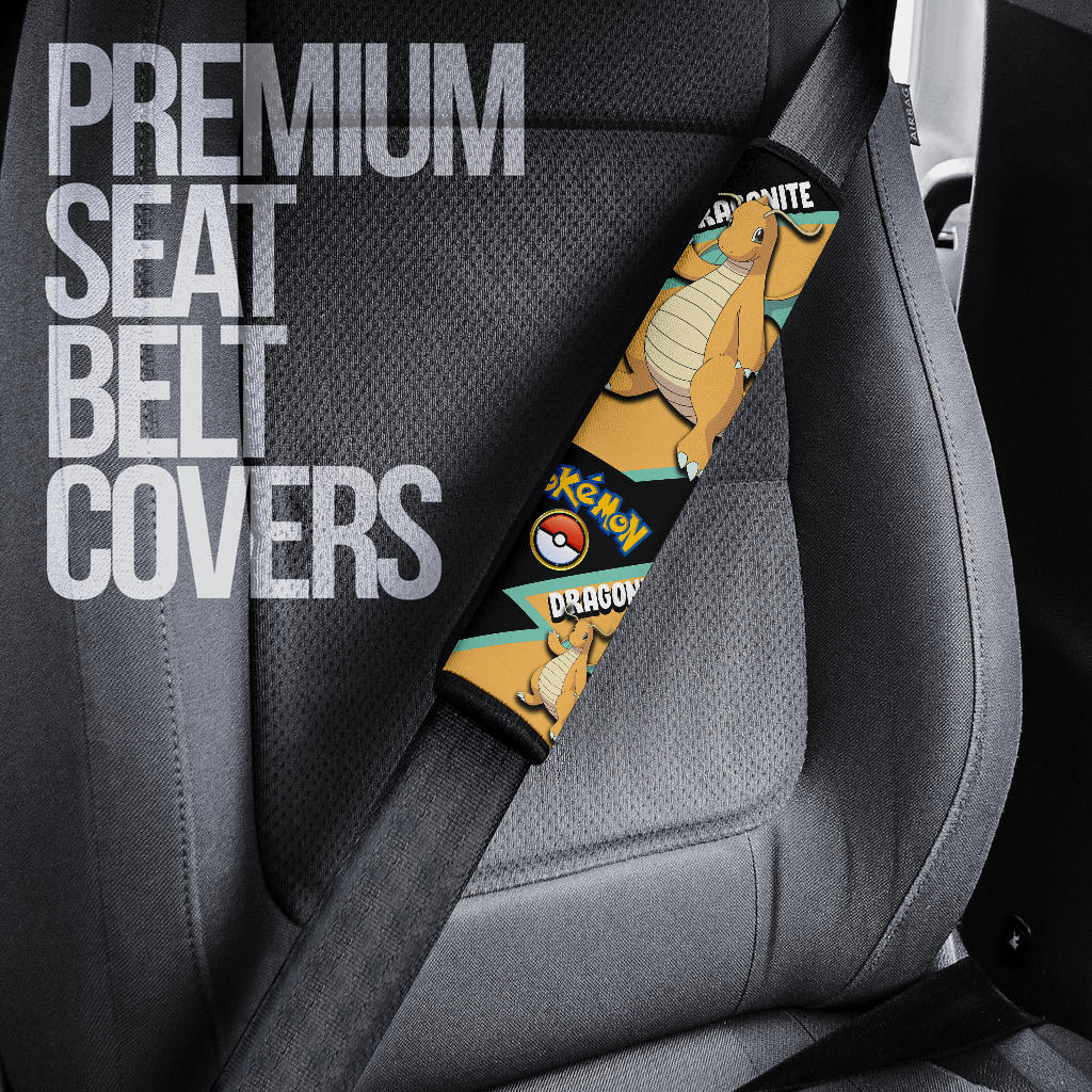Dragonite car seat belt covers Anime Custom Car Accessories