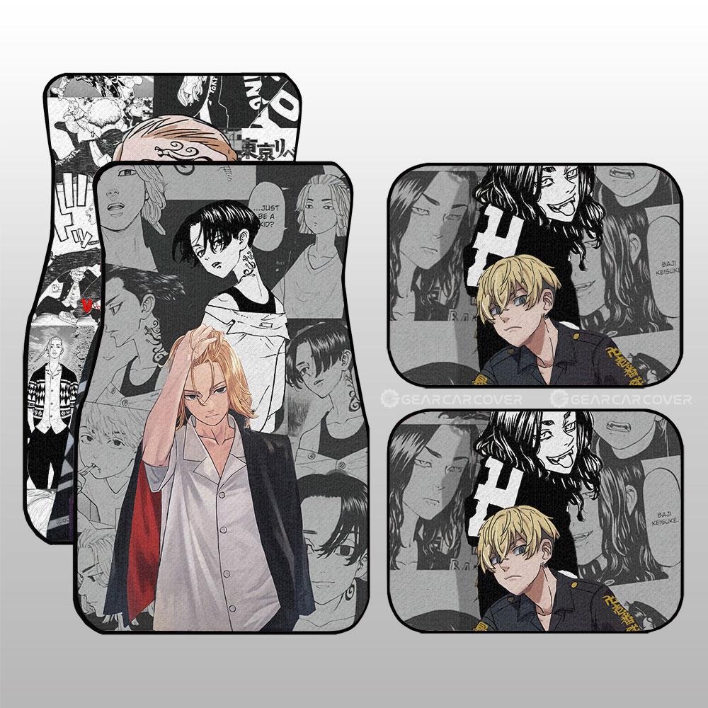 Draken And Mikey Car Floor Mats Custom For Tokyo Revengers Anime Fans