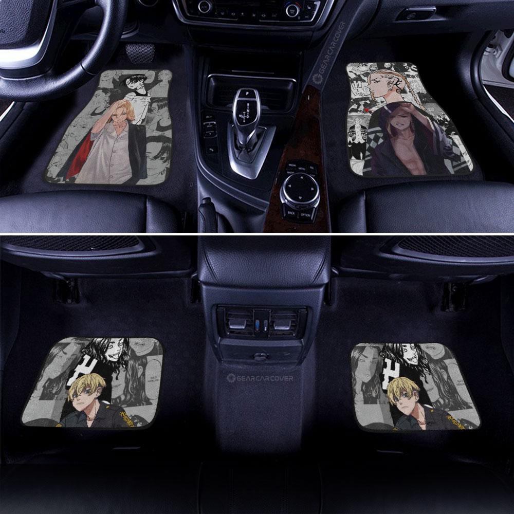 Draken And Mikey Car Floor Mats Custom For Tokyo Revengers Anime Fans