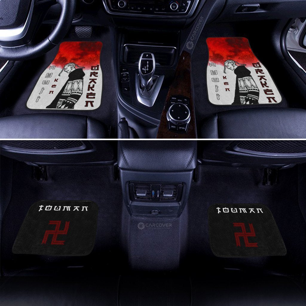 Draken Car Floor Mats Custom Anime Tokyo Revengers Car Interior Accessories