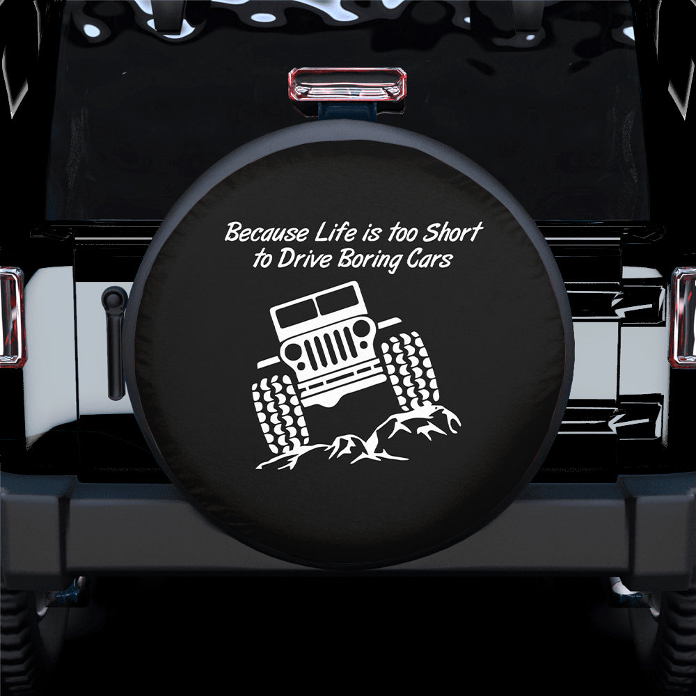 Drive Boring Cars Funny Spare Tire Cover