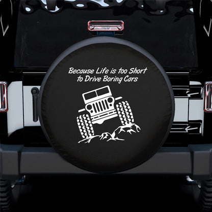 Drive Boring Cars Funny Spare Tire Cover