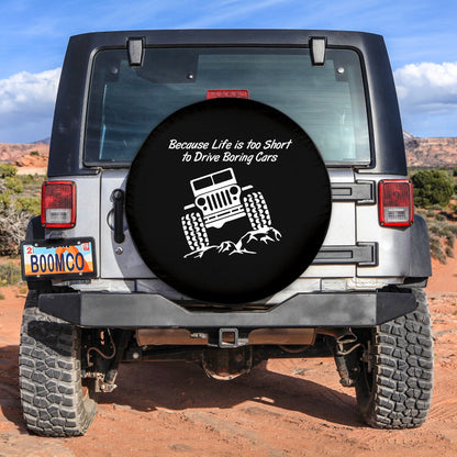 Drive Boring Cars Funny Spare Tire Cover