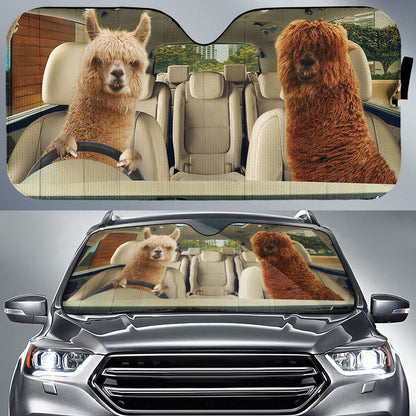 Driving Alpaca Right Hand Drive Car Auto Sunshades