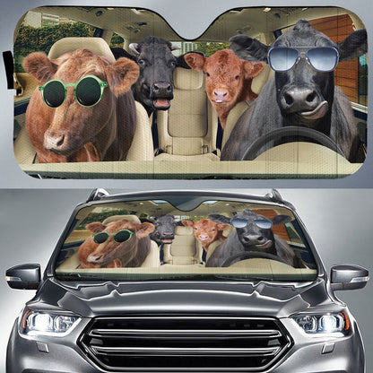 Driving Angus Car Auto Sunshades