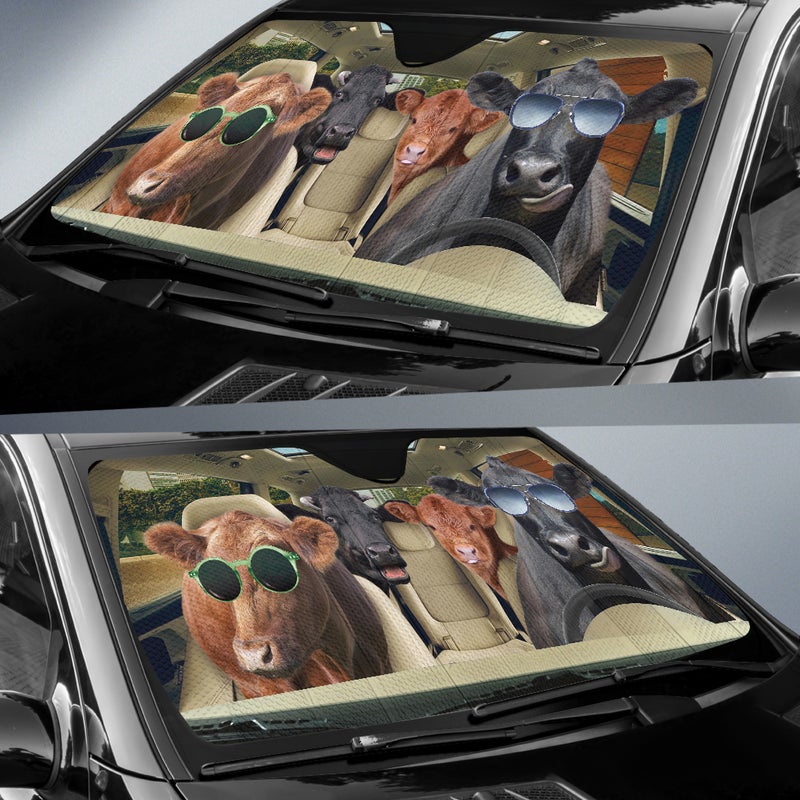 Driving Angus Car Auto Sunshades
