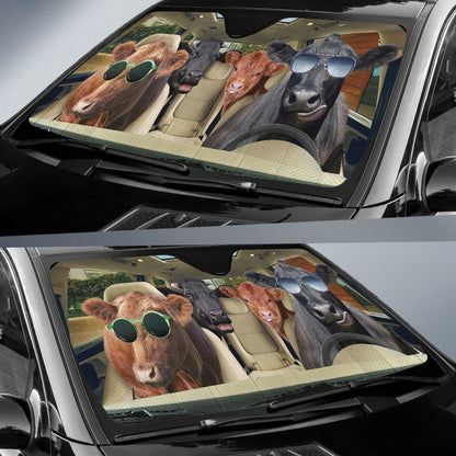 Driving Angus Car Auto Sunshades
