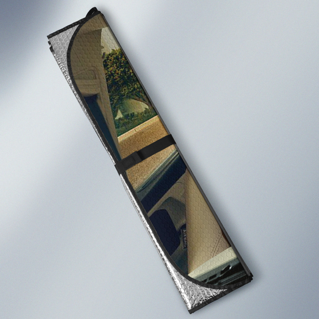Driving Funny Horses All Over Printed 3D Sun Shade
