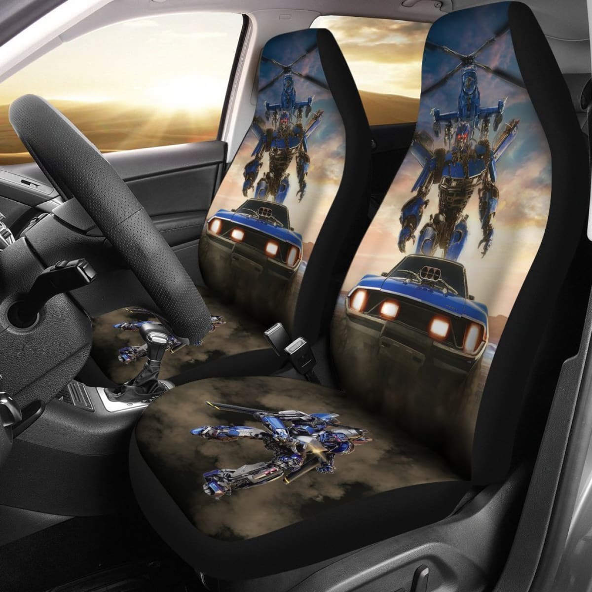 Dropkick Transformers Bumblebee Car Seat Covers Lt03 Universal Fit 225721