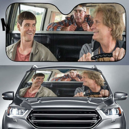 Dump And Dumper Funny Auto Sun Shades 918b Universal Fit