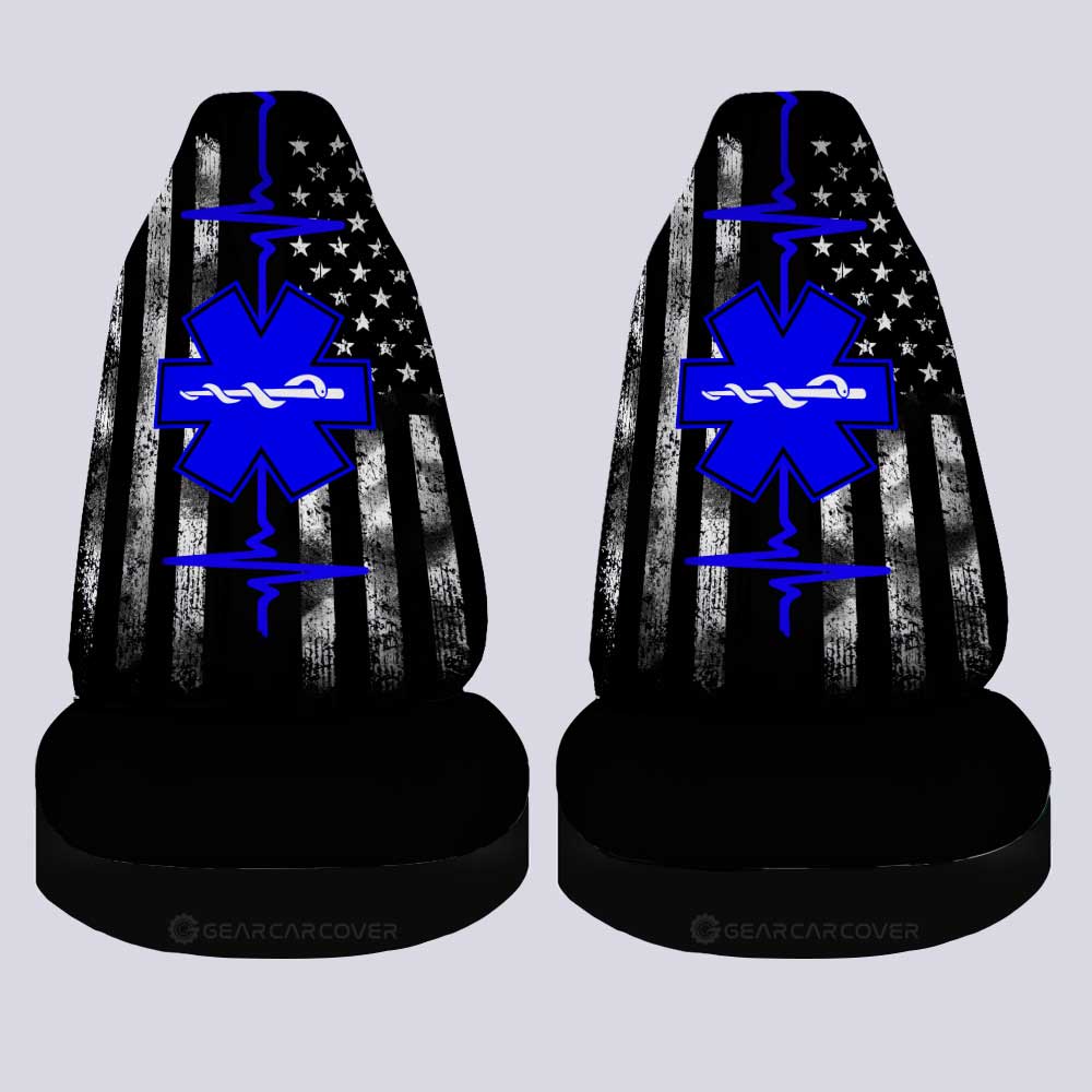 EMT Car Seat Covers Custom Personalized Name Car Accessories