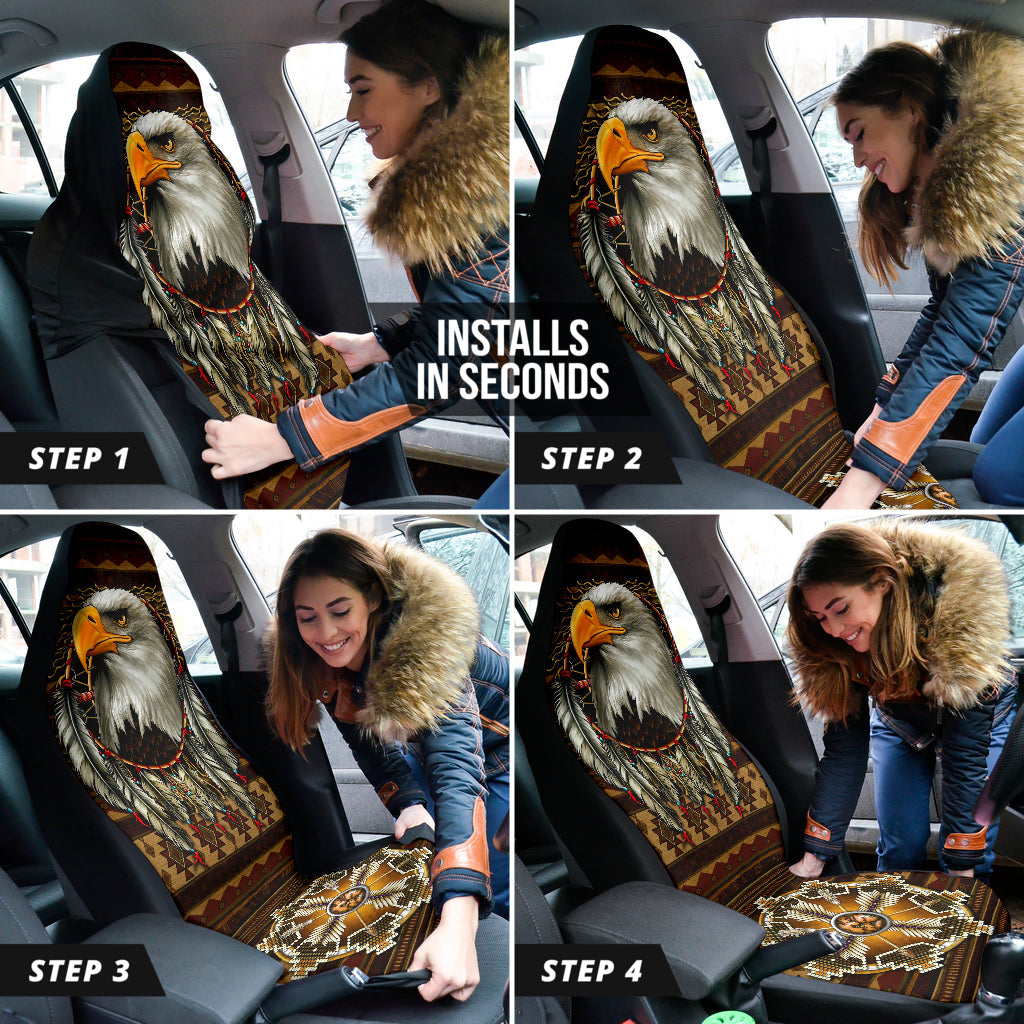 Eagle Native American Car Seat Covers Car Accessories Ci220419-03