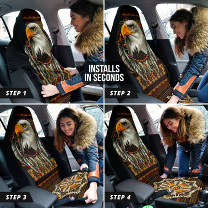 Eagle Native American Car Seat Covers Car Accessories Ci220419-03
