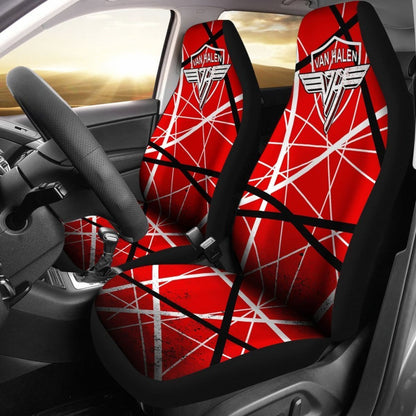 Eddie Van Halen Car Seat Covers Frankenstein Pattern Universal Fit 194801