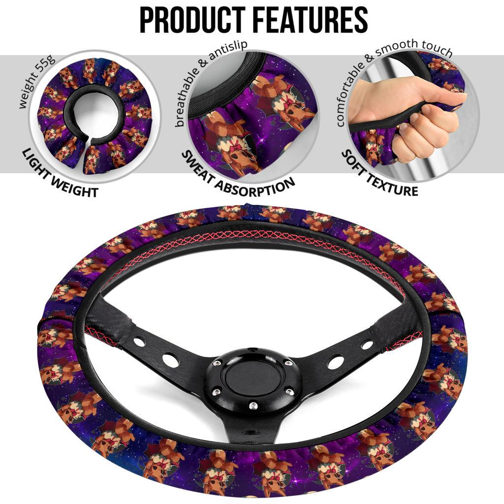 Eevee 2 Car Steering Wheel Cover