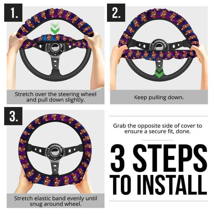 Eevee 2 Car Steering Wheel Cover