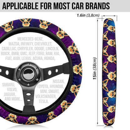 Eevee 3 Car Steering Wheel Cover