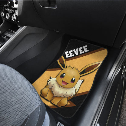Eevee Car Floor Mats Custom Anime Car Interior Accessories