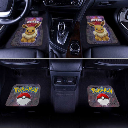 Eevee Car Floor Mats Custom Anime Galaxy Manga Style