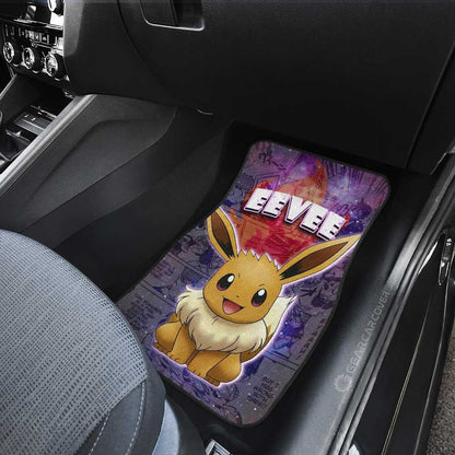 Eevee Car Floor Mats Custom Anime Galaxy Manga Style