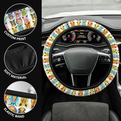 Eevee Car Steering Wheel Cover