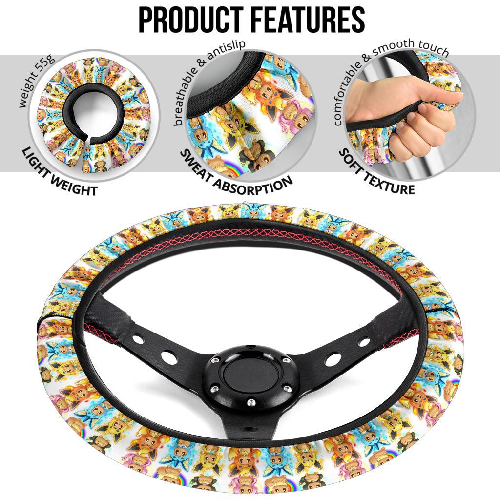 Eevee Car Steering Wheel Cover