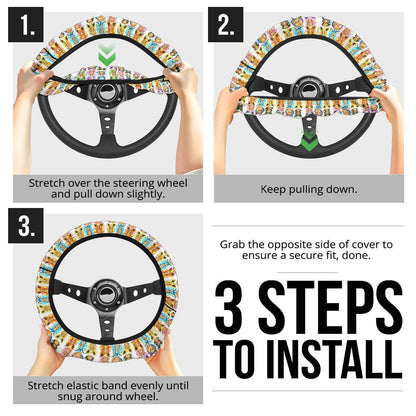 Eevee Car Steering Wheel Cover