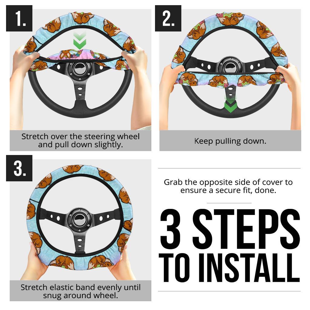 Eevee Car Steering Wheel Cover