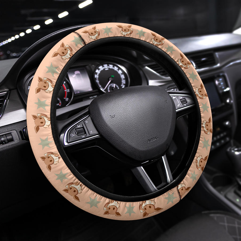 Eevee Evolution Car Steering Wheel Cover