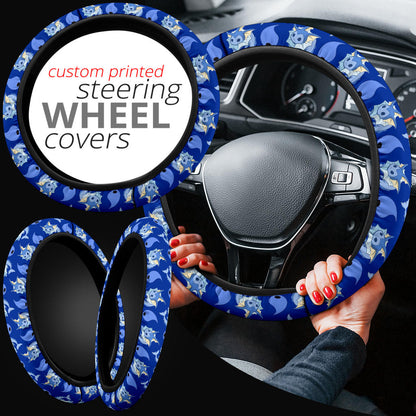Eevee Evolution Vaporeon Car Steering Wheel Cover